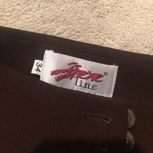 HEXE lime brown skirt